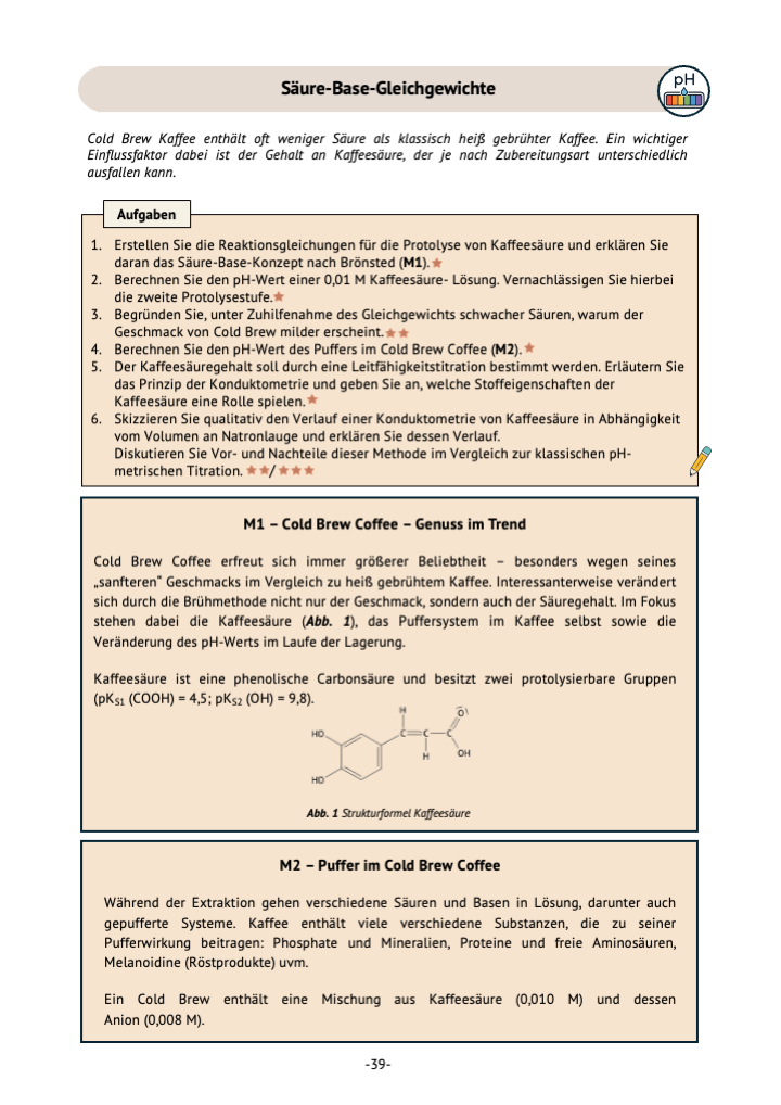 Themenband 1 Chemisches Gleichgewicht und Säure-Base-Gleichgewichte